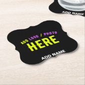 MODERNE, STYLISCH ZOLLBARE, SCHWARZE VERIFIZIERTE  UNTERSETZER (angewinkelt)