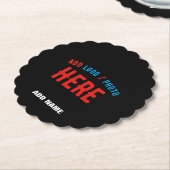 MODERNE, STYLISCH ZOLLBARE, SCHWARZE VERIFIZIERTE UNTERSETZER (angewinkelt)