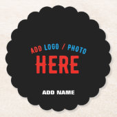 MODERNE, STYLISCH ZOLLBARE, SCHWARZE VERIFIZIERTE UNTERSETZER (Vorderseite)