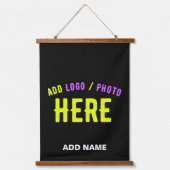 MODERNE, STYLISCH ZOLLBARE, SCHWARZE VERIFIZIERTE WANDTEPPICH MIT HOLZRAHMEN (Vorderseite 3)