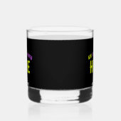 MODERNE, STYLISCH ZOLLBARE, SCHWARZE VERIFIZIERTE WHISKYGLAS (Links)