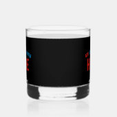MODERNE, STYLISCH ZOLLBARE, SCHWARZE VERIFIZIERTE WHISKYGLAS (Links)