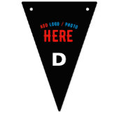 MODERNE, STYLISCH ZOLLBARE, SCHWARZE VERIFIZIERTE WIMPELKETTE (Dritte Fahne)