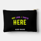 MODERNE, STYLISCH ZOLLBARE, SCHWARZE VERIFIZIERTE ZUBEHÖRTASCHE (Rückseite)