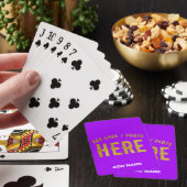 MODERNE, STYLISCH ZOLLBARE VIOLET-ÜBERPRÜFTE MARKE SPIELKARTEN (In Situ)