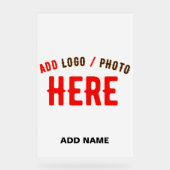 MODERNE, STYLISCH ZOLLBARE WEISSE, ÜBERPRÜFT MARKI ACRYLSCHILD (Vorderseite)