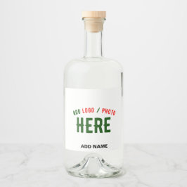 MODERNE, STYLISCH ZOLLBARE WEISSE, ÜBERPRÜFT MARKI ALKOHOLFLASCHENETIKETT