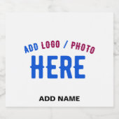 MODERNE, STYLISCH ZOLLBARE WEISSE, ÜBERPRÜFT MARKI ALKOHOLFLASCHENETIKETT (Einzelnes Label)