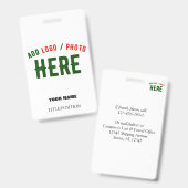 MODERNE, STYLISCH ZOLLBARE WEISSE, ÜBERPRÜFT MARKI AUSWEIS (Vorder- & Rückseite)