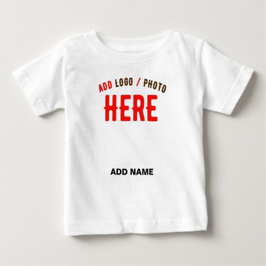 MODERNE, STYLISCH ZOLLBARE WEISSE, ÜBERPRÜFT MARKI BABY T-SHIRT (Vorderseite)