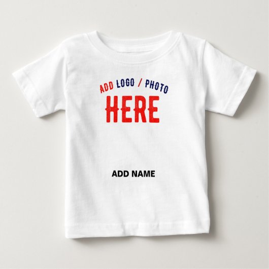 MODERNE, STYLISCH ZOLLBARE WEISSE, ÜBERPRÜFT MARKI BABY T-SHIRT (Vorderseite)