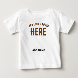 MODERNE, STYLISCH ZOLLBARE WEISSE, ÜBERPRÜFT MARKI BABY T-SHIRT