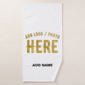 MODERNE, STYLISCH ZOLLBARE WEISSE, ÜBERPRÜFT MARKI BADEHANDTUCH (Badehandtuch)