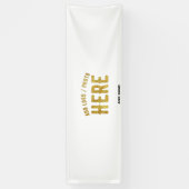 MODERNE, STYLISCH ZOLLBARE WEISSE, ÜBERPRÜFT MARKI BANNER (Vertikal)