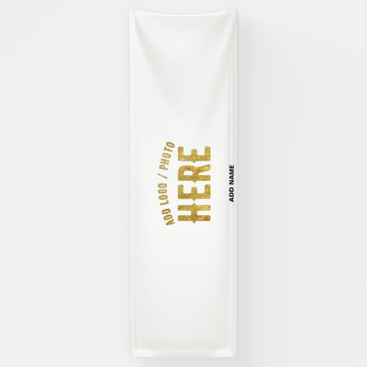 MODERNE, STYLISCH ZOLLBARE WEISSE, ÜBERPRÜFT MARKI BANNER (Vertikal)