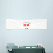 MODERNE, STYLISCH ZOLLBARE WEISSE, ÜBERPRÜFT MARKI BANNER (Messeveranstaltung)