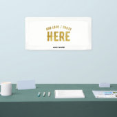 MODERNE, STYLISCH ZOLLBARE WEISSE, ÜBERPRÜFT MARKI BANNER (Messe)