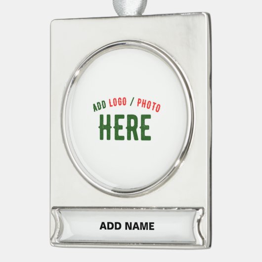 MODERNE, STYLISCH ZOLLBARE WEISSE, ÜBERPRÜFT MARKI Banner-Ornament SILBER (Links)