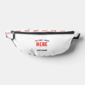 MODERNE, STYLISCH ZOLLBARE WEISSE, ÜBERPRÜFT MARKI BAUCHTASCHE (Ablage )