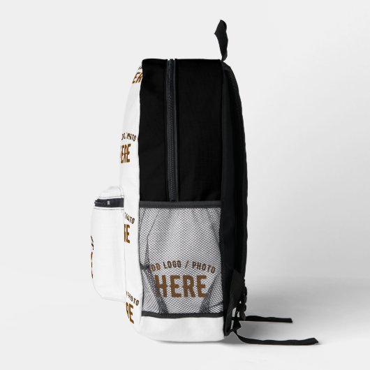 MODERNE, STYLISCH ZOLLBARE WEISSE, ÜBERPRÜFT MARKI BEDRUCKTER RUCKSACK (Rechts)