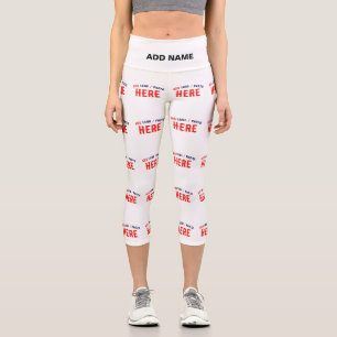 MODERNE, STYLISCH ZOLLBARE WEISSE, ÜBERPRÜFT MARKI CAPRI LEGGINGS