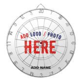 MODERNE, STYLISCH ZOLLBARE WEISSE, ÜBERPRÜFT MARKI DARTSCHEIBE (vorne)