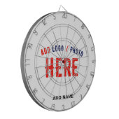 MODERNE, STYLISCH ZOLLBARE WEISSE, ÜBERPRÜFT MARKI DARTSCHEIBE (Vorderseite Links)