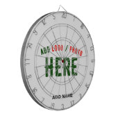 MODERNE, STYLISCH ZOLLBARE WEISSE, ÜBERPRÜFT MARKI DARTSCHEIBE (Vorderseite Links)