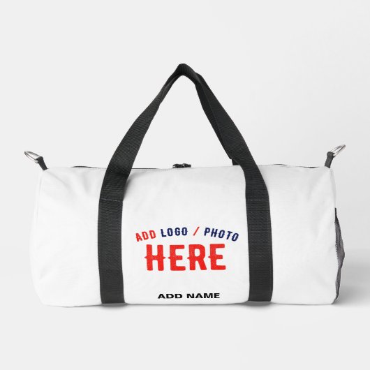 MODERNE, STYLISCH ZOLLBARE WEISSE, ÜBERPRÜFT MARKI DUFFLE BAG (Vorderseite)