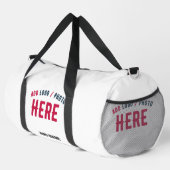 MODERNE, STYLISCH ZOLLBARE WEISSE, ÜBERPRÜFT MARKI DUFFLE BAG (Rechte Ecke)