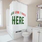 MODERNE, STYLISCH ZOLLBARE WEISSE, ÜBERPRÜFT MARKI DUSCHVORHANG (Beispiel)