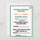 MODERNE, STYLISCH ZOLLBARE WEISSE, ÜBERPRÜFT MARKI EINLADUNG (Vorderseite)