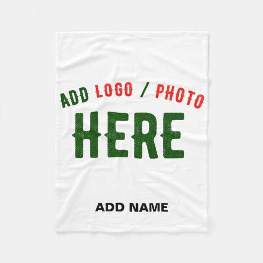 MODERNE, STYLISCH ZOLLBARE WEISSE, ÜBERPRÜFT MARKI FLEECEDECKE (Vorderseite)