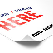 MODERNE, STYLISCH ZOLLBARE WEISSE, ÜBERPRÜFT MARKI FOTODRUCK (Ecke)