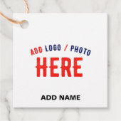 MODERNE, STYLISCH ZOLLBARE WEISSE, ÜBERPRÜFT MARKI GESCHENKANHÄNGER (Vorderseite)