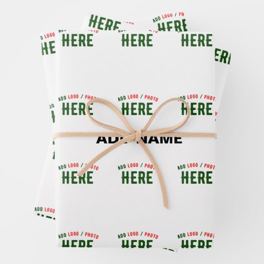 MODERNE, STYLISCH ZOLLBARE WEISSE, ÜBERPRÜFT MARKI GESCHENKPAPIER SET (Beispiel)