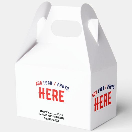 MODERNE, STYLISCH ZOLLBARE WEISSE, ÜBERPRÜFT MARKI GESCHENKSCHACHTEL (Vorderseite)