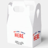 MODERNE, STYLISCH ZOLLBARE WEISSE, ÜBERPRÜFT MARKI GESCHENKSCHACHTEL (Offen)