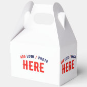 MODERNE, STYLISCH ZOLLBARE WEISSE, ÜBERPRÜFT MARKI GESCHENKSCHACHTEL (Rückseite)