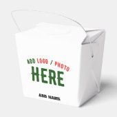 MODERNE, STYLISCH ZOLLBARE WEISSE, ÜBERPRÜFT MARKI GESCHENKSCHACHTEL (Rückseite)