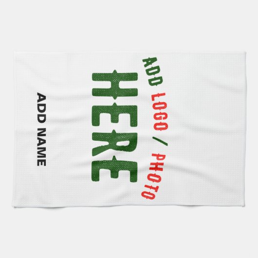 MODERNE, STYLISCH ZOLLBARE WEISSE, ÜBERPRÜFT MARKI GESCHIRRTUCH (Horizontal)