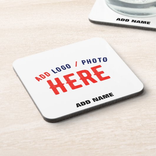 MODERNE, STYLISCH ZOLLBARE WEISSE, ÜBERPRÜFT MARKI GETRÄNKEUNTERSETZER (Linke Seite)