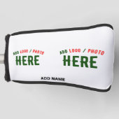 MODERNE, STYLISCH ZOLLBARE WEISSE, ÜBERPRÜFT MARKI GOLF HEADCOVER (Vorderseite)