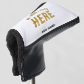 MODERNE, STYLISCH ZOLLBARE WEISSE, ÜBERPRÜFT MARKI GOLF HEADCOVER (3/4 Vorderseite)