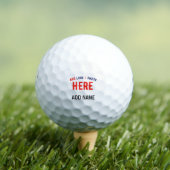 MODERNE, STYLISCH ZOLLBARE WEISSE, ÜBERPRÜFT MARKI GOLFBALL (Insitu T-Shirt)