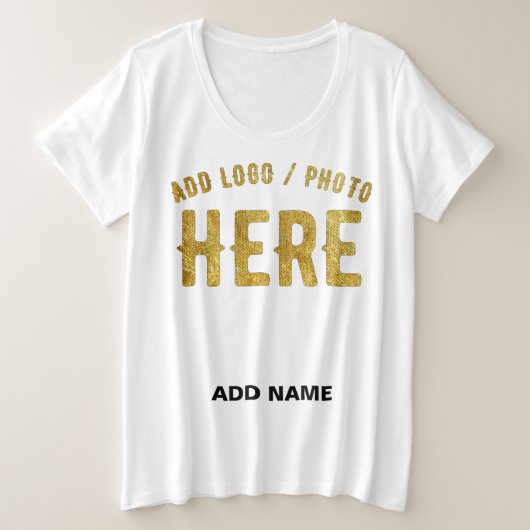 MODERNE, STYLISCH ZOLLBARE WEISSE, ÜBERPRÜFT MARKI GROßE GRÖßE T-Shirt (Design vorne)