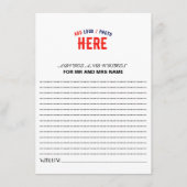 MODERNE, STYLISCH ZOLLBARE WEISSE, ÜBERPRÜFT MARKI HINWEISKARTE (Vorderseite)