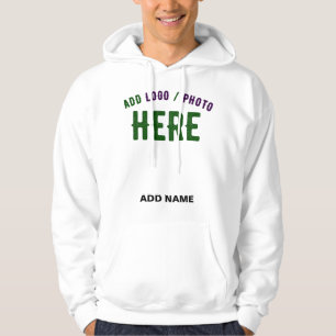 MODERNE, STYLISCH ZOLLBARE WEISSE, ÜBERPRÜFT MARKI HOODIE