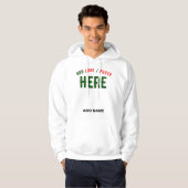 MODERNE, STYLISCH ZOLLBARE WEISSE, ÜBERPRÜFT MARKI HOODIE (Vorne ganz)