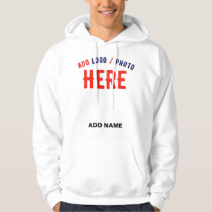MODERNE, STYLISCH ZOLLBARE WEISSE, ÜBERPRÜFT MARKI HOODIE